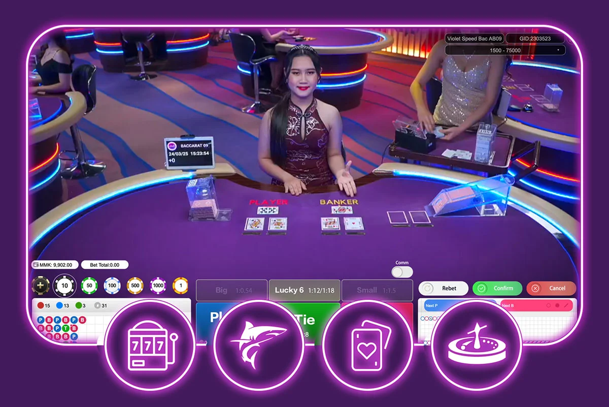 Live22 Game Preview Baccarat table game