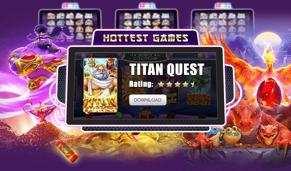 Hottest Game in Live22 - Titan Quest Slot